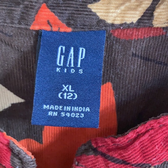 $15 Add On EUC Gap Pretty Girls Fine Brown Corduroy Butterfly Dress Line… - Picture 2 of 8